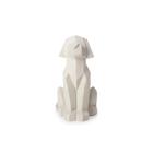 Enfeite Estátua Decorativa Cachorro Geométrico Adorno Animal - 7908103759067