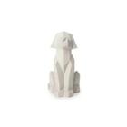 Enfeite Estátua Decorativa Cachorro Geométrico Adorno Animal