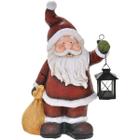 Enfeite Natalino Papai Noel Em Porcelana Estatueta Natal 45cm - Gici Christmas