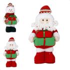 Enfeite Papai Noel Ou Boneco Neve 30cm Natal Presente