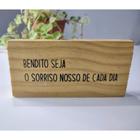 Enfeite Para Rack Ou Estante Placa Com Frases Decorativas