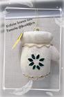 Enfeite Pendente de Natal Branco Off White de Luva