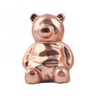 Enfeite Urso Cerâmica Metalizado Bronze - Art House