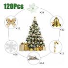 Enfeites de Natal - Kit com 120 Peças de PVC