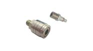 Engate Rápido De Ar 1/4 Rosca 1/4 Macho Npt Com Pino Macho