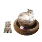 Enkman Magic Organ Cat Scratching Board Foldable Cat Grinding Scratch Board vem com Toy Kring Ball Durável reciclável Brinquedo Cat interativo