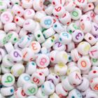 Entremeio redondo com numeros 4x7mm em acrilico com 500gr - - Nenhum fabricante -