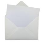 Envelope Bico Branco 10,5x15,5 Cm + Cartão Branco 50 Un - Arwetech