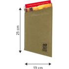 Envelope Bolha 19x25 Kraft Com 25 Unidade N6 2128