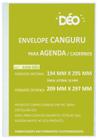 Envelope canguru 209 x 297 mm para cadernos e agenda kit 50 unidades