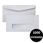 Envelope Carta Ofício Janela Branco 114 X229 C/1000 Unidades