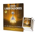 Envelope Conmebol Libertadores 2024 Panini, 20 Envelopes = 100 Cromos + Album Capa Cartão