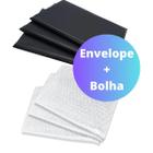 Envelope de Segurança com Plástico Bolha 20cm x 30cm - Preto