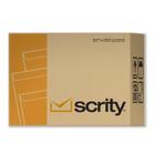Envelope saco Kraft SKN017 110x170mm caixa com 250 unidades Scrity