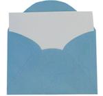 Envelope Visita 115x80 Azul Royal + Cartão Branco 20 Un - Romitec