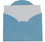 Envelope Visita 115x80 Azul Royal + Cartão Branco 20 Un