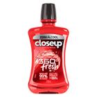 Enxaguante Bucal Closeup Red Hot Proteção 360 Fresh Zero Álcool 250ml