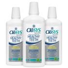 Enxaguante bucal CloSys Healthy Teeth Anti-Cavidade 946 ml com flúor