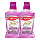 Enxaguante Bucal Colgate Total 12 Gengiva Reforçada 500ml Kit com duas unidades