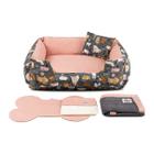 Enxoval Cama de Cachorro Impermeável Dupla Face Lola 75x60 Aumigos Rose