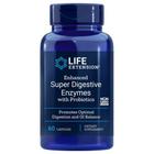 Enzimas super digestivas aprimoradas com probióticos 60 cápsulas vegetais da Life Extension (pacote com 2)