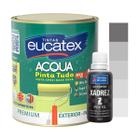 Epóxi Tinta Base Água, Azulejos Madeira Metal Banheiro 900ml + Corante Preto