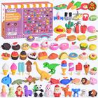 Erasers FUN LITTLE TOYS para crianças, 70 peças fofas de quebra-cabeça 3D