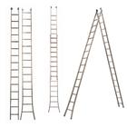 Escada Alumínio 3 Em 1 Extensiva 2 X 15 - 30 Degraus Alumasa