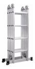 Escada Articulada De Aluminio 4x4 16 Degraus 4,70 Metros