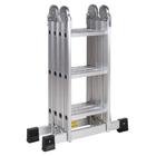 Escada Articulada Multifuncional 4x3 Alumínio 12Degraus 3,5m