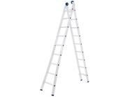 Escada de Alumínio Extensiva 2 x 9 Degraus 2,81 x 4,50 Metros MOR