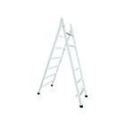 Escada Extensiva em Aço 06x10 Degraus Branco - METALFER