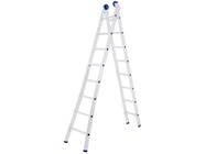 Escada Extensível 3x1 2x8 Degraus em Alumínio Suporta 150kg Antiderrapante Mor