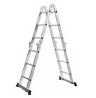 Escada multifuncional aluminio 4x3 12 degraus reforcada 150k