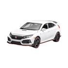 Escala 1:32 HONDA CIVIC TYPE-R Diecast Car Model Toy Com Som Leve Veículo De Metal Para Crianças