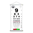 Escala Optométrica De Snellen Visão Acuidade Banner 28X60Cm - Plimshop