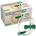 Escalpe Descartável Lock com 100un - DESCARPACK (21g)