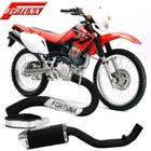 Escapamento fortuna mini tri xr 250 tornado trilha preto