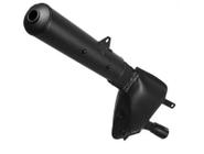 Escapamento Esportivo Modelo Chanfrado Cromado Intruder 250 - Suzuki - Super Moto Shop