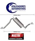 Escapamento TRASEIRO FIAT STRADA 1.3 8V 2002 2003 2004 2005 2006 2007 2008 - Mastra FT4408T (OPCIONAL)