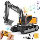 Escavadeira RC DOUBLE E Volvo EC160E Toy Kids com controle remoto