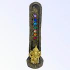 Escolha Cor Incensário 7 Chakras Buda Ganesha Yoga 22Cm - Bialluz