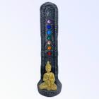 Escolha Cor Incensário 7 Chakras Buda Ganesha Yoga 22Cm - Meta Atacado