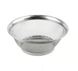 Escorredor de Alimentos 25cm em Aço Inox Cromado - Cesto Casa em Cozinha - Multiuso cesta de Arroz Macarrão - PANAMI