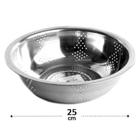 Escorredor de Arroz e Macarrão de Inox 26cm