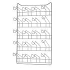 Escorredor de Copos Suspenso 20 Lugares Parede Aço Inox Organizar Louça Cozinha Vertical Prático