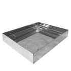 Escorredor De Fritura Industrial Inox 35cm x 25cm Resistente Pequena