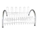 ESCORREDOR DE LOUÇA AÇO CROMADO COM SUPORTE PARA 6 COPOS 37x17x43,5CM 1/123