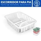 Escorredor de Louça Cozinha Pia Porta Pratos Talheres Copos