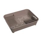 Escorredor de Louças 14 Pratos Coza Basic Warm Gray Marrom Brinox - 10848/0126